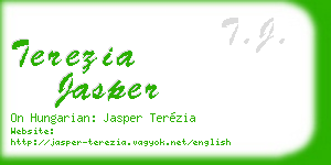 terezia jasper business card